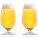 Eva Solo Bicchiere da Birra 2pz 35cl Vetro Soffiato a Bocca Bordo Angolato