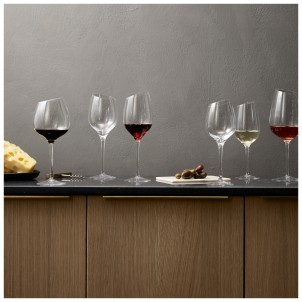 Eva Solo Calice da Vino Bianco Sauvignon Blanc 30cl Vetro Soffiato a Bocca Bordo Angolato