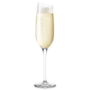 Eva Solo Calice da Vino Champagne 20cl Vetro Soffiato a Bocca Bordo Angolato