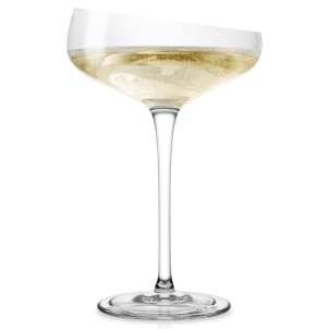 Eva Solo Calice da Vino Champagne Coupe 20cl Vetro Soffiato a Bocca Bordo Angolato