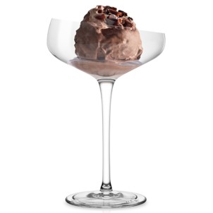 Eva Solo Calice da Vino Champagne Coupe 20cl Vetro Soffiato a Bocca Bordo Angolato