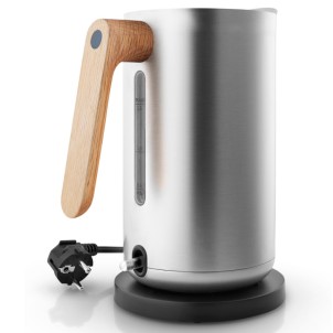 Eva Solo Bollitore Elettrico Nordic Kitchen 1.5L Acciaio Inossidabile Manico Rovere Oliato