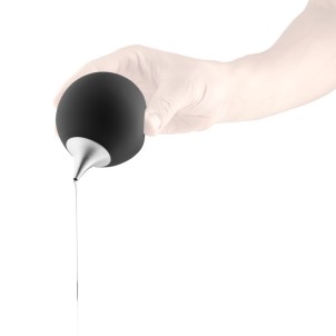 Eva Solo Dispenser Sapone Black Silicone Compatto Stabile Facile da Usare e Ricaricare