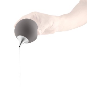 Eva Solo Dispenser Sapone Elephant Grey Silicone Compatto Stabile Facile da Usare e Ricaricare