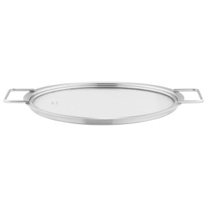 Eva Solo Coperchio 24cm Piatto Vetro Acciaio Inox 2 Manici