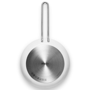 Eva Solo Padella 24cm White Line Antiaderente Slip-Let Funziona su Gas Elettrico Induzione