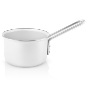 Eva Solo Casseruola 1,1L 13cm White Line Rivestimento Ceramico Funziona su Gas Elettrico Induzione