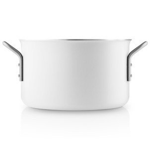 Eva Solo Pentola 3,8L 20cm White Line Rivestimento Ceramico Funziona su Gas Elettrico Induzione