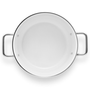 Eva Solo Pentola 3,8L 20cm White Line Rivestimento Ceramico Funziona su Gas Elettrico Induzione