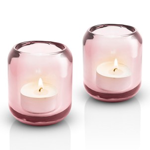 Eva Solo Acorn Portacandela 2pz Rosa