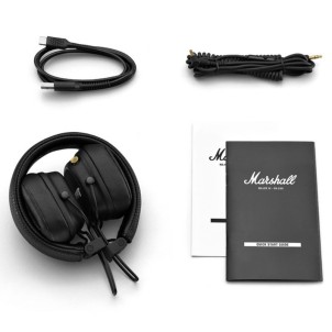 Marshall Major IV Bluetooth Black Cuffie OnEar Bluetooth o Cavo Jack 3,5mm Autonomia 80h
