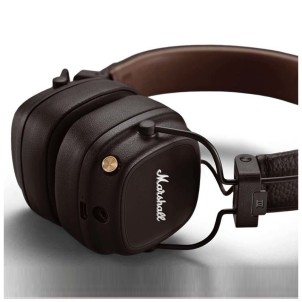 Marshall Major IV Bluetooth Brown Cuffie OnEar Bluetooth o Cavo Jack 3,5mm Autonomia 80h