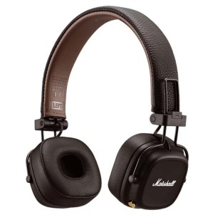 Marshall Major IV Bluetooth Brown Cuffie OnEar Bluetooth o Cavo Jack 3,5mm Autonomia 80h