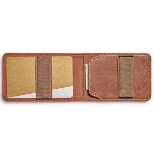 Eva Solo Porta Carte di Credito in Pelle Cognac Protezione RFID integrata