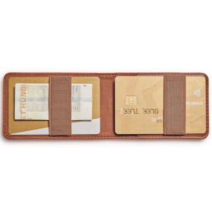 Eva Solo Porta Carte di Credito in Pelle Cognac Protezione RFID integrata