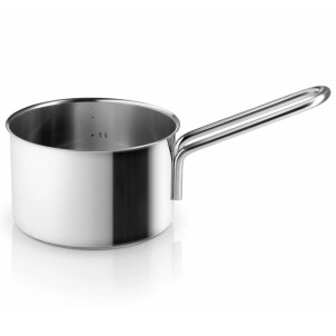 Eva Solo Casseruola 1,8L 16cm Steel Line Inox Riciclato 90% Funziona su Gas Elettrico Induzione