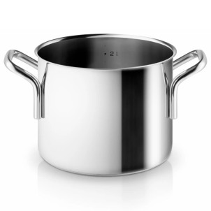 Eva Solo Pentola 2,2L 16cm Steel Line Inox Riciclato 90% Funziona su Gas Elettrico Induzione