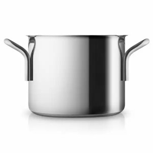 Eva Solo Pentola 2,2L 16cm Steel Line Inox Riciclato 90% Funziona su Gas Elettrico Induzione