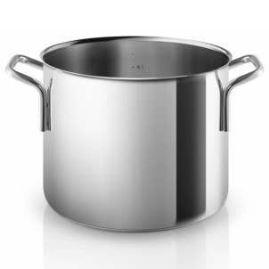Eva Solo Pentola 4,8L 20cm Steel Line Inox Riciclato 90% Funziona su Gas Elettrico Induzione