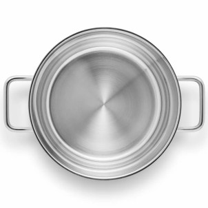 Eva Solo Pentola 4,8L 20cm Steel Line Inox Riciclato 90% Funziona su Gas Elettrico Induzione