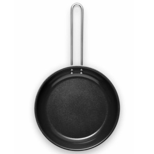 Eva Solo Padella 30cm Steel Line Inox Riciclato 90% Antiaderente Ceramica x Gas Elettrico Induzione