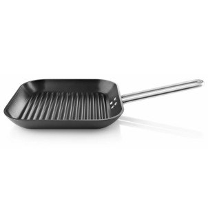 Eva Solo Padella Grill 28x28cm Professional Alluminio Antiaderente Slip-Let Gas Elettrico Induzione Forno