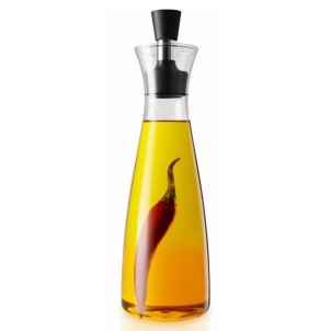 Eva Solo Caraffa Olio Aceto 50cl Vetro Borosilicato Beccuccio Antigoccia