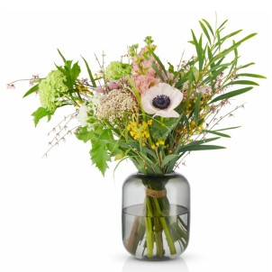 Eva Solo Acorn Vaso H16,5cm Stone Vetro Colorato Soffiato a Bocca