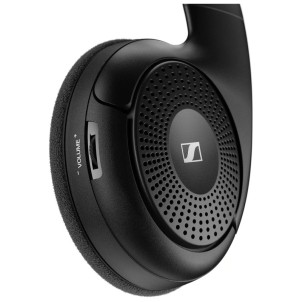 Sennheiser RS120-WSEC Black Cuffie Wireless Bluetooth LE Docking Station 3eq Portata 60m Ottico Jack RCA