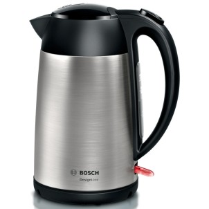 Bosch TWK3P420 Inox DesignLine Bollitore 1.7L 2400W Indicazione Tazza Filtro Calcare AutoOff