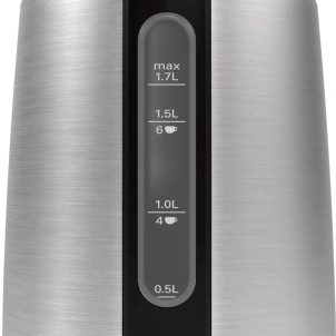 Bosch TWK3P420 Inox DesignLine Bollitore 1.7L 2400W Indicazione Tazza Filtro Calcare AutoOff