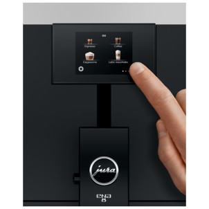 Jura ENA 8 Touch Line Full Metropolitan Black Macchina Caffè Automatica 12 Funz 2 Erogatori Microschiuma