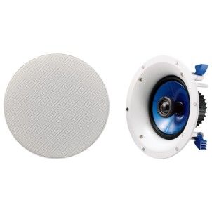 Yamaha NS-IC600 Coppia Altoparlanti Incasso Soffitto 40W 2vie Woofer 16cm Diametro 24cm Foro 20,4cm