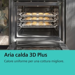 Siemens HB579GBS0 Inox Forno Incasso Multifunzione 40 autoCook 13 programmi Pulizia Pirolitica