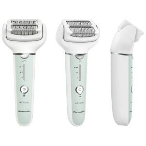 Panasonic ES-EY70-G503 Epilatore 60pinzette 3velocità 4accessori Wet&Dry Ric.1h/Auton.30m