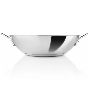 Eva Solo Wok 32cm Stainless Steel Inox Antiaderente Slip-Let Ceramica x Gas Elettrico Induzione Forno