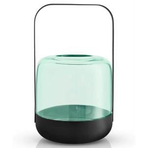 Eva Solo Acorn Lanterna Mint Green Acciao e Vetro Colorato Soffiato a Bocca