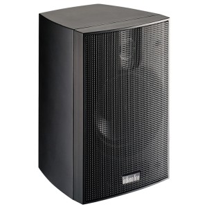 Indiana Line Nano.2 Nero Coppia Casse 20-60W 2 vie MW10 TW2,4 Staffa a Muro