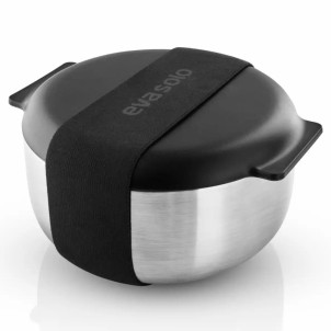 Eva Solo PortaPranzo ToGo Acciaio Nero Ciotola Isolata per Cibi Freddi 0,75l Diametro 15cm