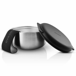 Eva Solo PortaPranzo ToGo Acciaio Nero Ciotola Isolata per Cibi Freddi 0,75l Diametro 15cm
