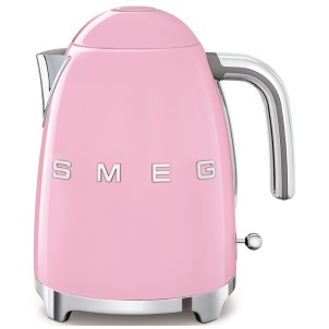 Smeg KLF03PKEU Rosa Lucido 50's Style Bollitore 1,7 litri 7 Tazze Soft Opening AutoOFF 100°C