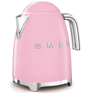 Smeg KLF03PKEU Rosa Lucido 50's Style Bollitore 1,7 litri 7 Tazze Soft Opening AutoOFF 100°C