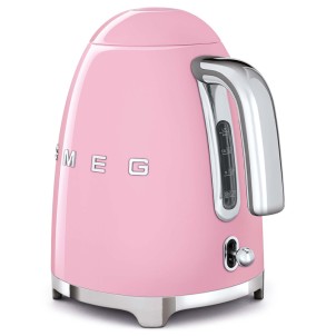 Smeg KLF03PKEU Rosa Lucido 50's Style Bollitore 1,7 litri 7 Tazze Soft Opening AutoOFF 100°C