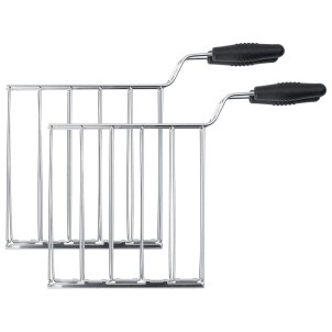 Smeg TSSR01 Inox Coppia Pinze per Tostapane 2 Fette 50's Style