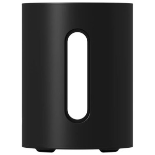 Sonos Sub Mini Black Subwoofer Wireless Wi-Fi Forma Cilindrica
