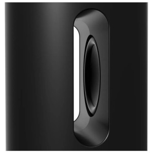 Sonos Sub Mini Black Subwoofer Wireless Wi-Fi Forma Cilindrica