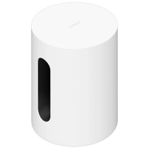Sonos Sub Mini White Subwoofer Wireless Wi-Fi Forma Cilindrica