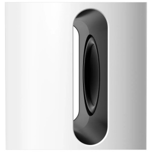 Sonos Sub Mini White Subwoofer Wireless Wi-Fi Forma Cilindrica