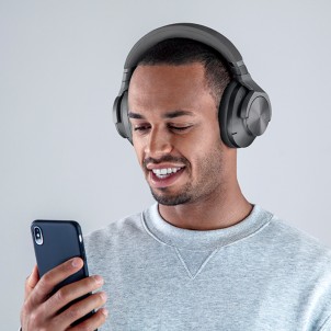 Technics EAH-A800E-K Black Cuffie Wireless Bluetooth Dual Hybrid Noise Cancelling MultiPairing 50h