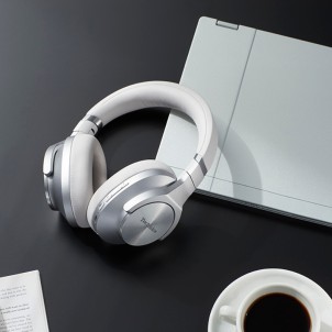 Technics EAH-A800E-S Silver Cuffie Wireless Bluetooth Dual Hybrid Noise Cancelling MultiPairing 50h